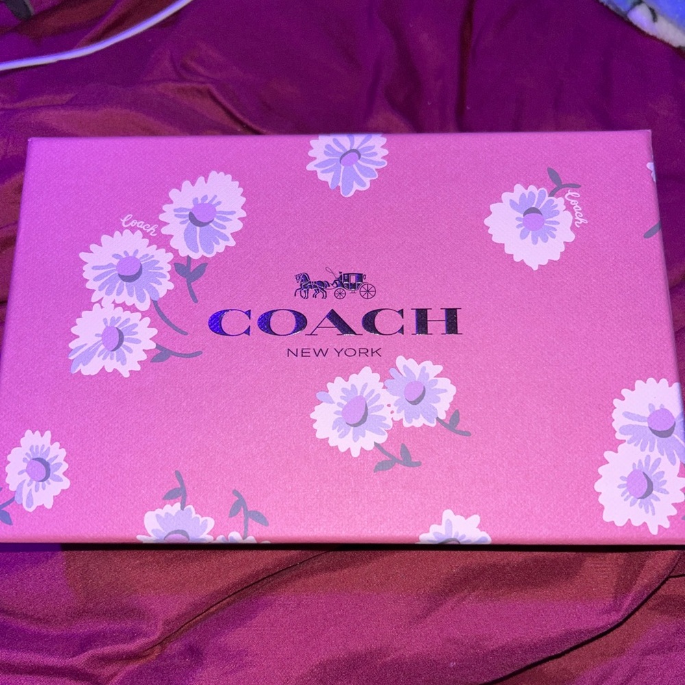 Coach Pink Floral Wallet